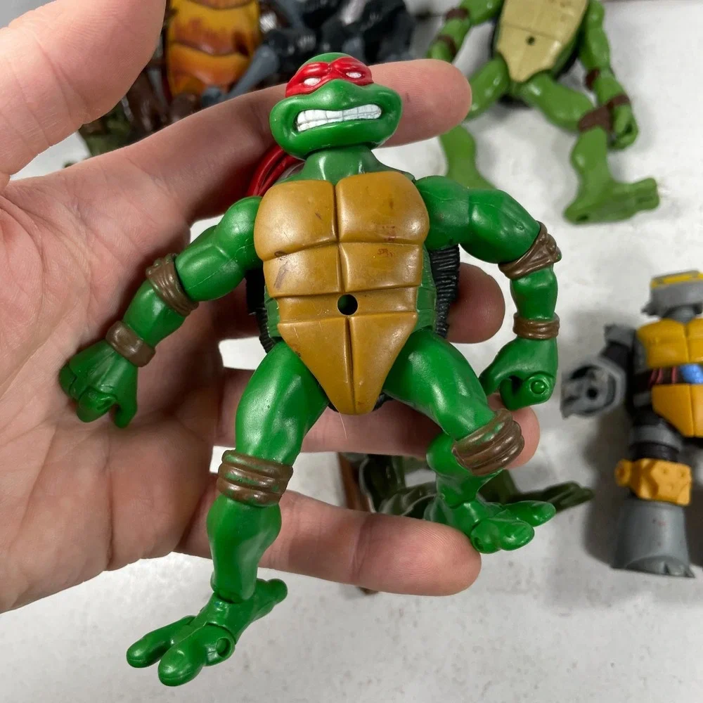 TMNT Ninja Turtles Action Figures Lot of 8 Cockroach Foot Soldier Metalhead